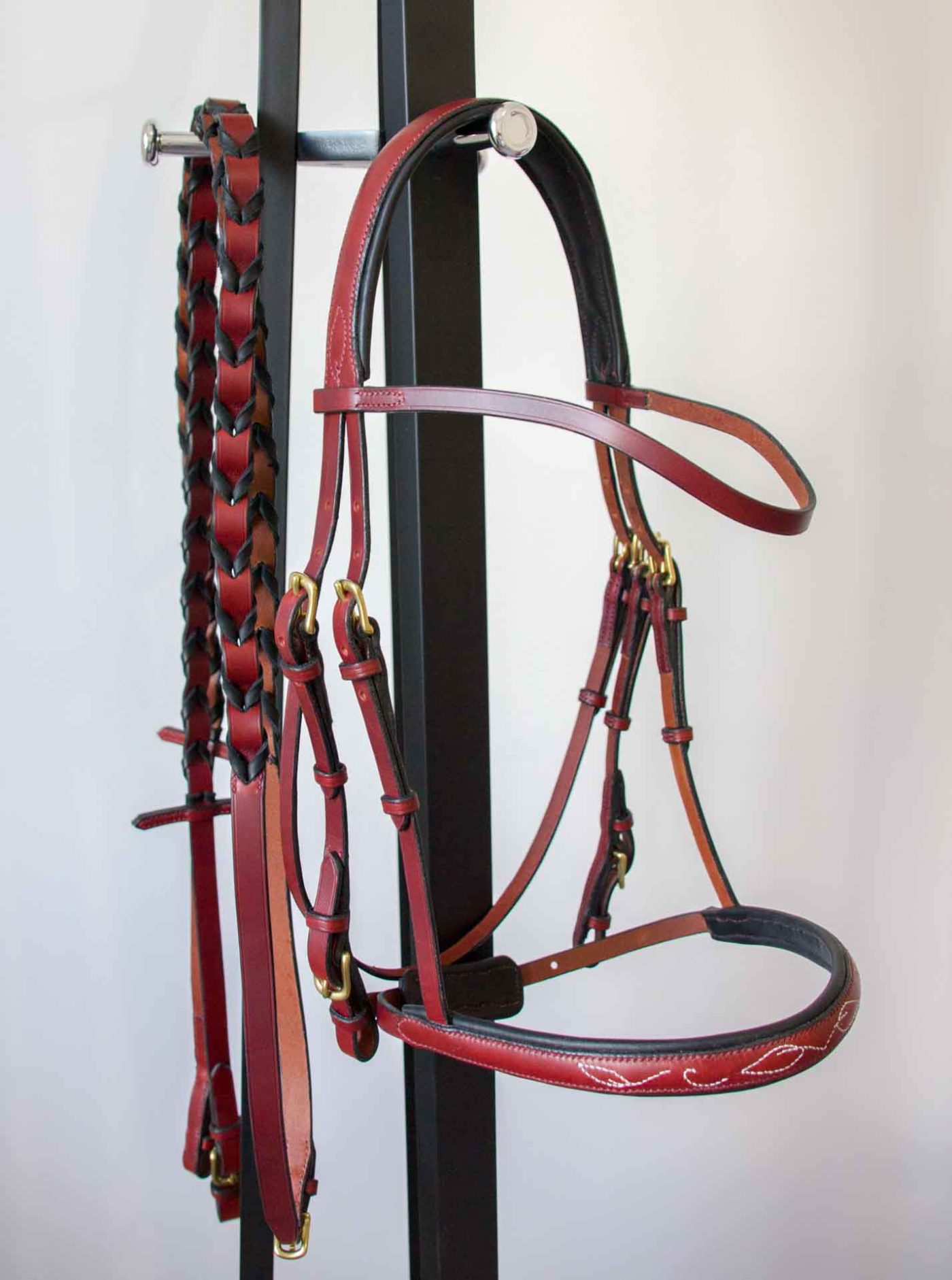 bridon anatomique ultima avec rênes brédies assorties